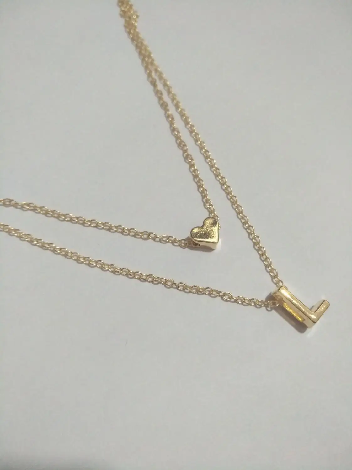 Fashion Tiny Heart Initial Necklace Women Personalize Letter Name Choker Necklace Collier Femme Jewelry Gift Accessory Fashion Tiny Heart Initial Necklace Women Personalize Letter Name Choker Necklace Collier Femme Jewelry Gift Accessory