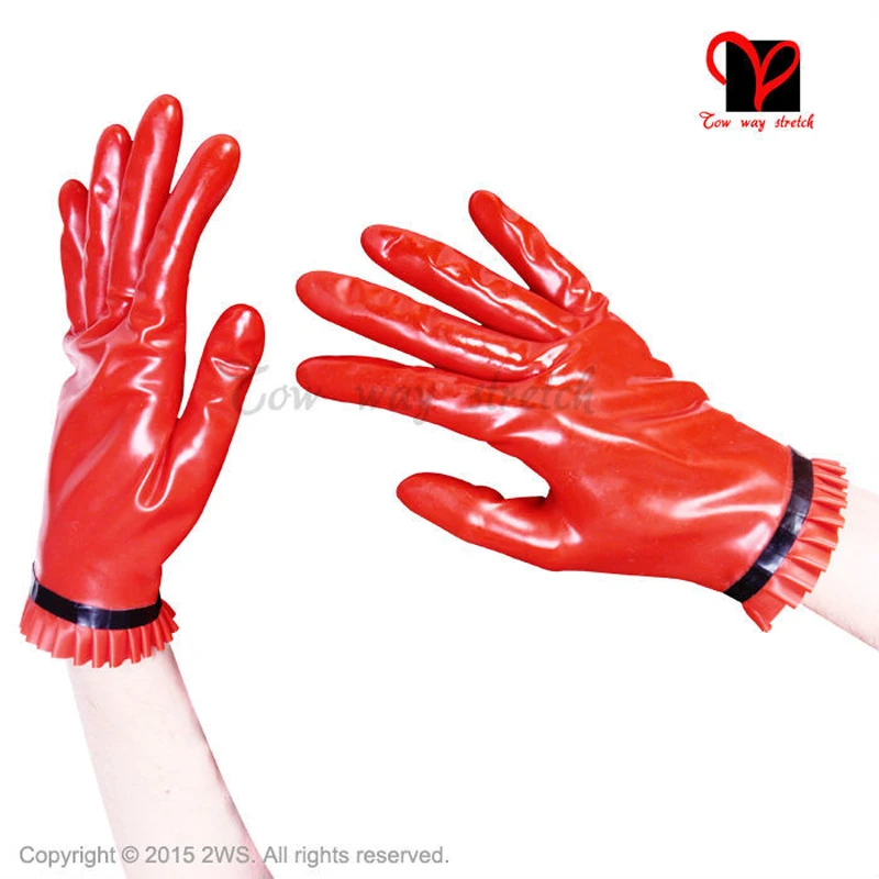 guantes-con-volantes-de-latex-para-mujer-manoplas-de-goma-de-muneca-corta-de-cinco-dedos-sexy-color-rojo-talla-grande-st-005