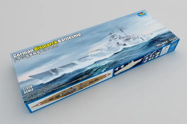 Trumpeter 05358 1/350 масштаб немецкий Бисмарк модель броненосца комплект 2020 Новый |