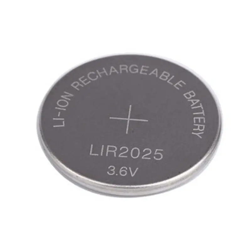 

LIR2025 Rechargeable Battery 3.6V Remote Car Key Shell Cover Button Battery H4GC