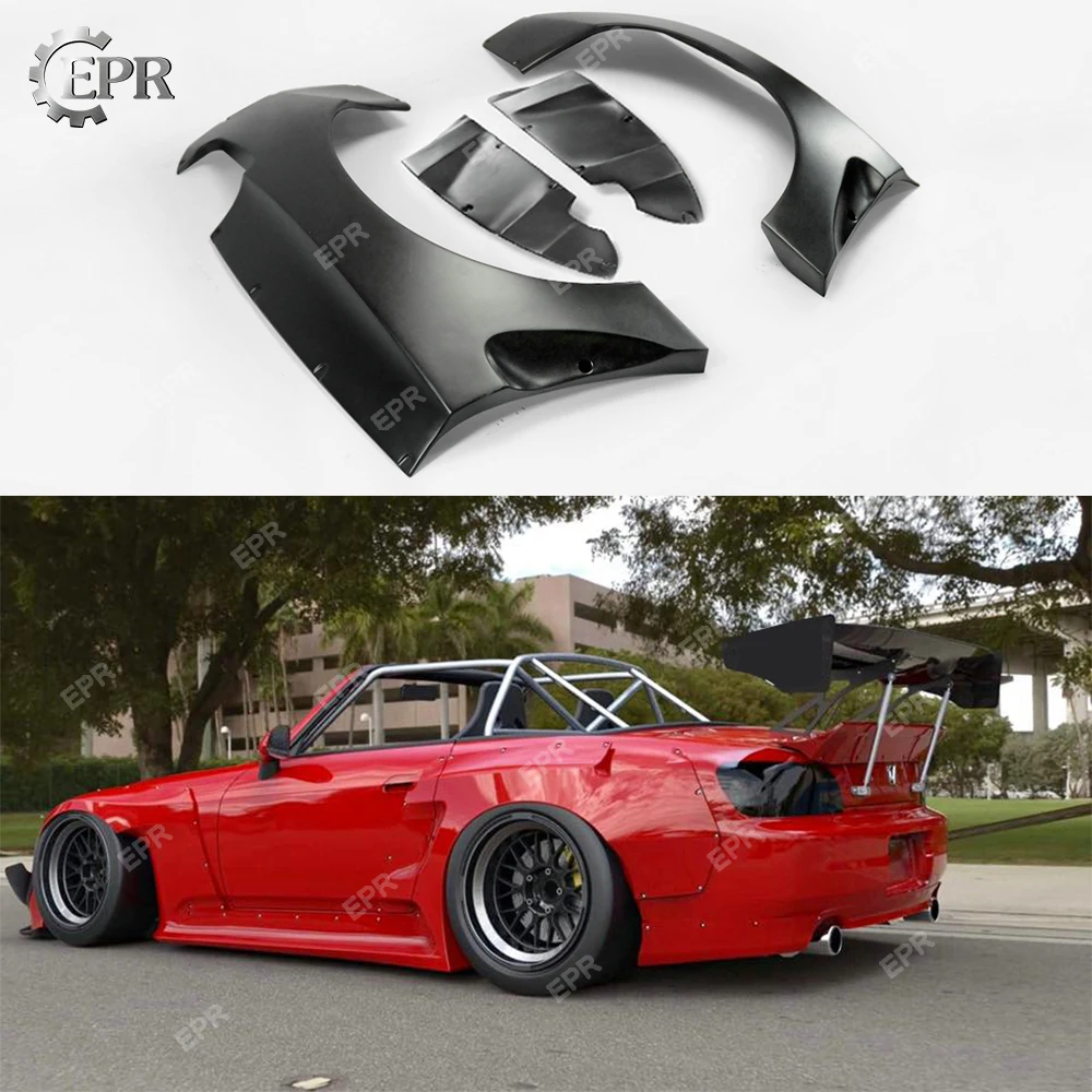 Для S2000 AP1 AP2 ROB Style FRP Fiber Glass широкое заднее крыло для Honda glass Bumpers аксессуары