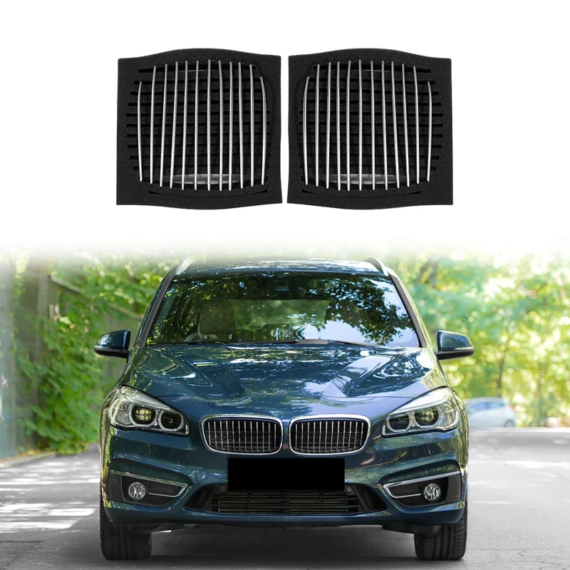24Pcs Chrome Front Grille Grill Granish Strips Cover Trims for BMW 2