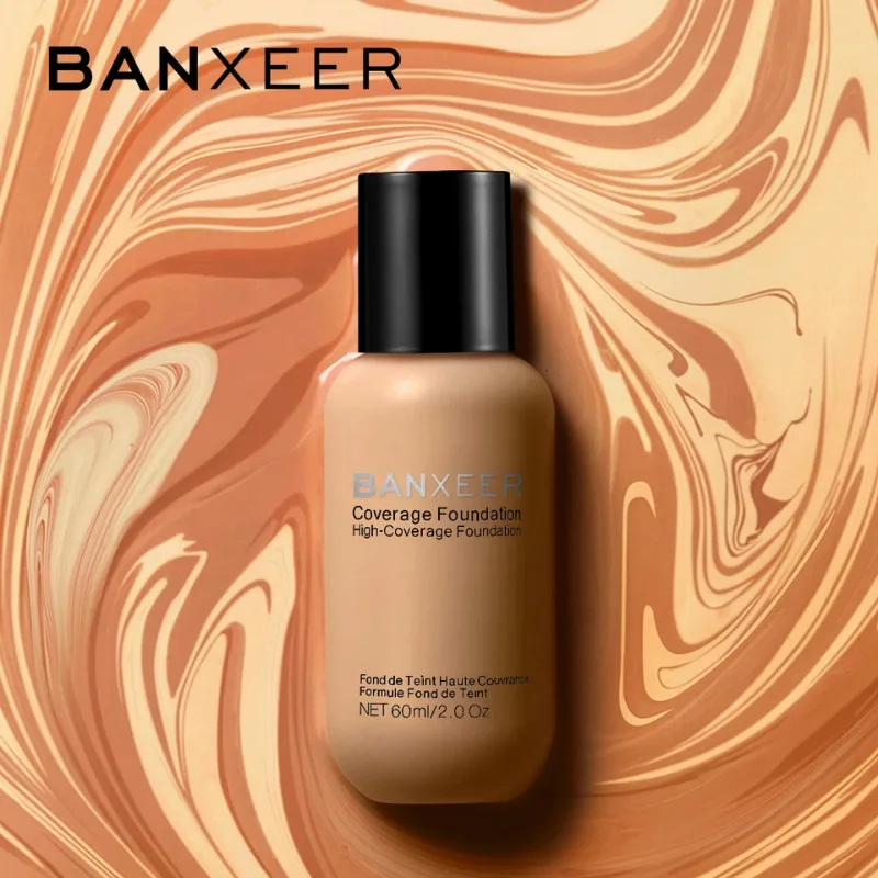 BANXEER Жидкий тональный крем водостойкий отбеливающий консилер BB крем праймер легко носить основа для лица макияж для женщин