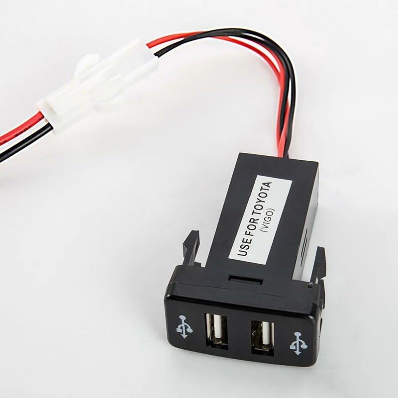 Двойной 2 USB порт 12 В в автомобильный разъем Зажигалка зарядное устройство адаптер GK99