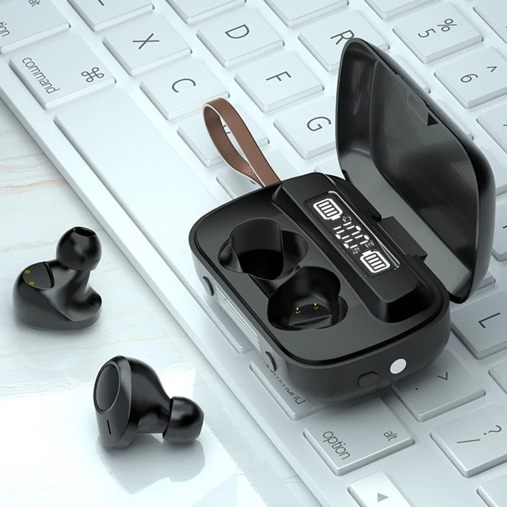 Wireless Headphones TWS Earphones Bluetooth 5 1 Headphone with Mic IPX7 Waterproof Gaming Headsets Touch Control Music Earbuds