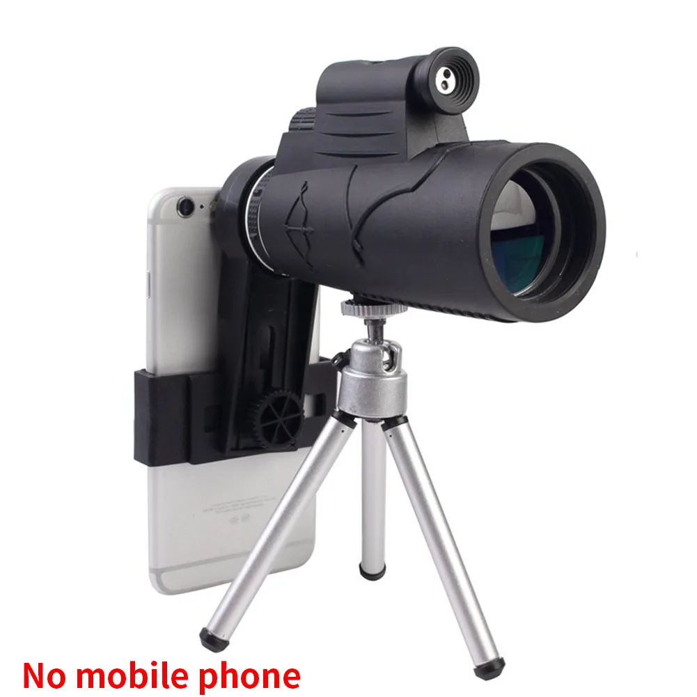 50x60 ручной походный оптический легкий штатив для наружного фотографа держатель для телефона Кемпинг HD охота портативный монокуляр комплект телескопа