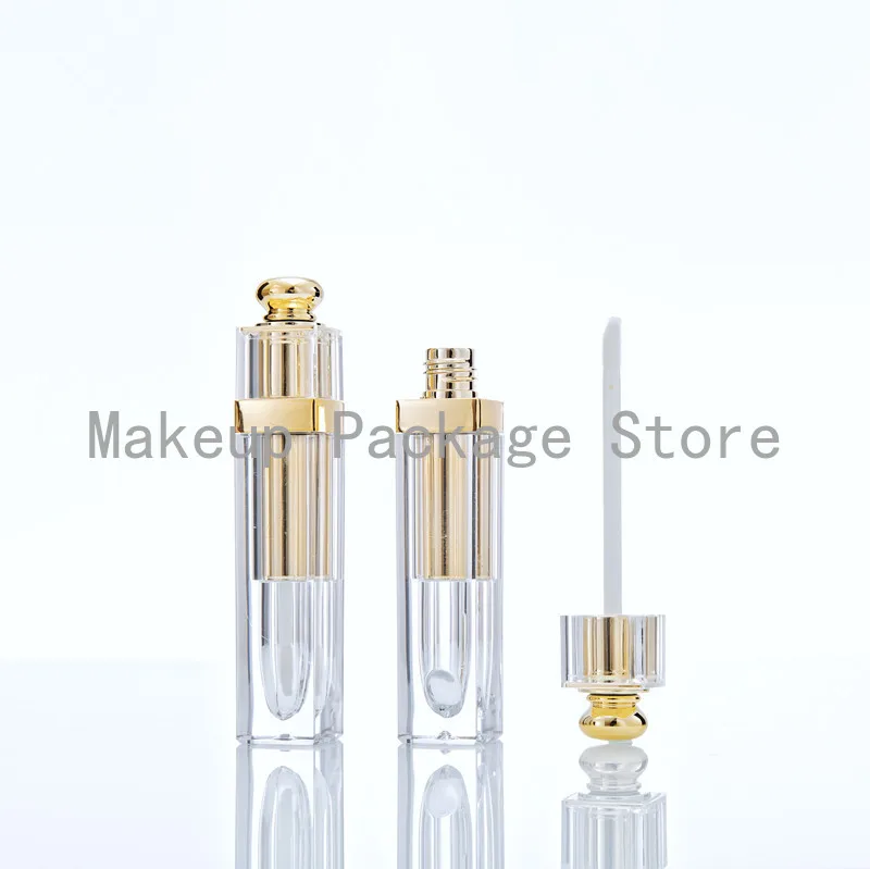 

New 6ml Pretty Empty lip gloss tube lip balm bottle container Beauty Tool Mini Refillable Bottle Lipgloss Sample Women Girl Gift
