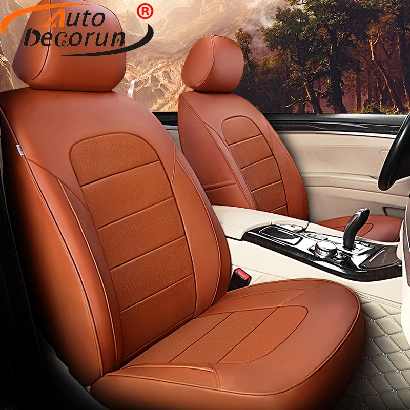Autodecorun Custom Cowhide Car Seat Cover For Buick Enclave 20112016