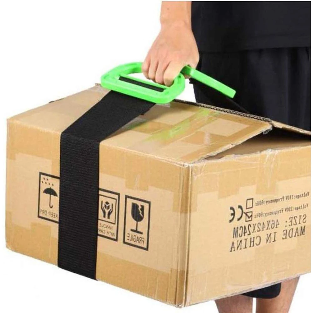 QWORK Adjustable Moving Lifting Straps for Furniture Boxes or Other Heavy Bulky Awkward Objects Single or Two Person Carrying