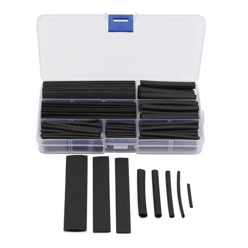 150PCS Heat Shrink Tube Tubing Wire Wrap Assortment Tubing Electrical Insulation Materials & Elements