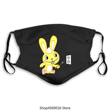 

Happy Tree Friends mask Happy Tree Friends mask Cartoon Printed Cotton masks cartoon Print Oversized Fun Pullover Women-In pm2.5