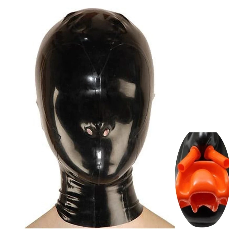 Leather BDSM Hood