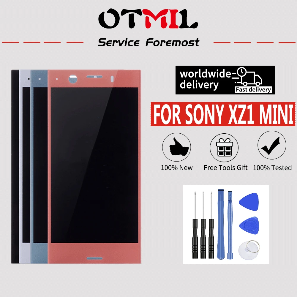 

4.6 inch No dead pixels For SONY Xperia XZ1 Compact / XZ1 MINI G8441 G8442 Touch Screen LCD Display Digitizer LCD Replacement #1