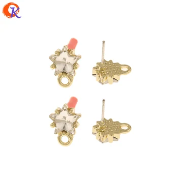 

Cordial Design 100Pcs 8*11MM Jewelry Accessories/DIY Making/Star Shape/Earring Findings/Hand Made/Rhinestone Earrings Stud
