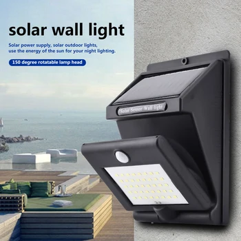 

40 LED Solar Light Motion Sensor Waterproof 150 Degree Rotate Wall Lamp Sunlight for Street Outdoor Garden Decoration