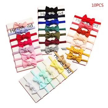 

Baby Girls Cute Bow Headband Toddler Sweet Bowknot Nylon Thin Hairband Headdress GXMB