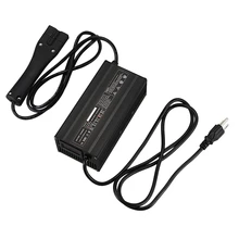 При непрерывной зарядке малым током светодиодный индикатор режим 48V 5A гольф-кары полностью автоматическая Батарея Зарядное устройство светодиодный индикаторы состояния 3-контактный разъем быстрой зарядки для EZ-Go RXV TXT Po