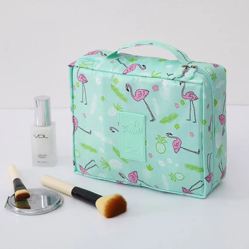 Многофункциональная косметичка, дорожная сумка для хранения, портативный квадратный органайзер для макияжа, моющаяся сумка, Оксфорд, косметичка