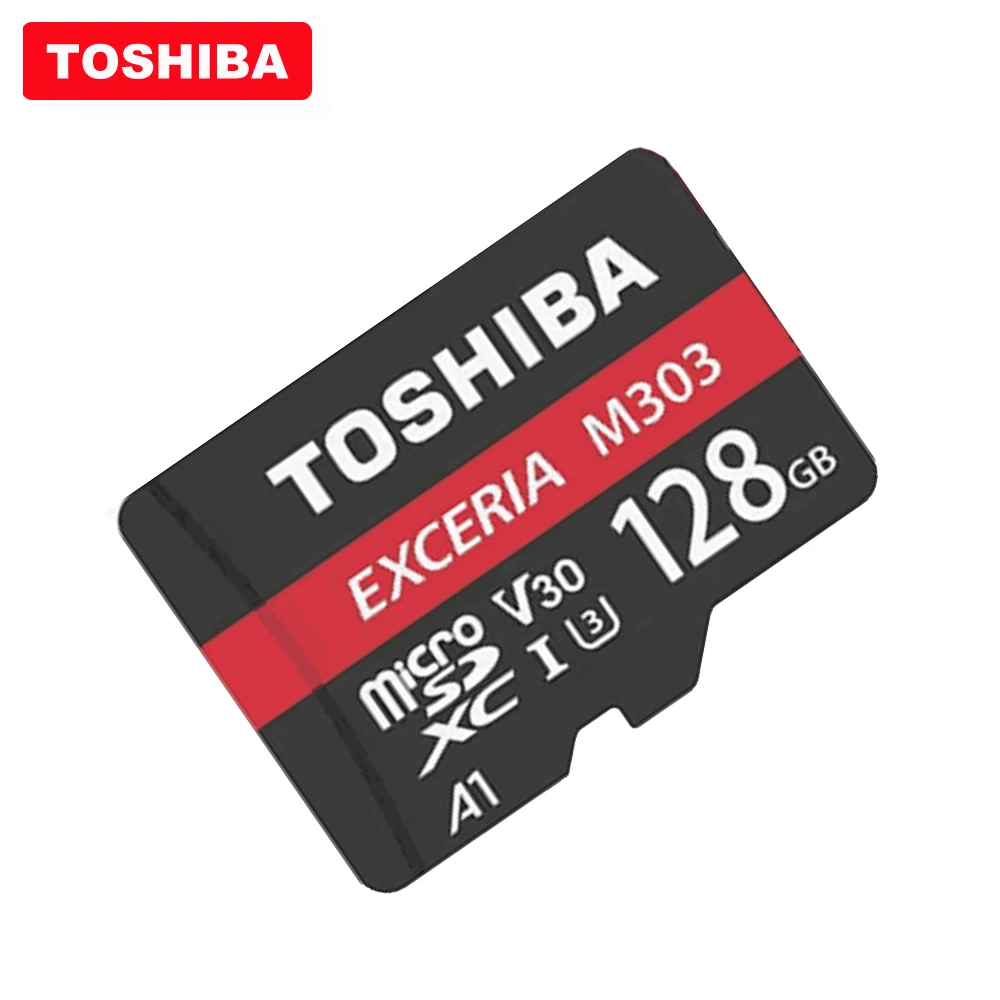 TOSHIBA EXCERIA M303 micro sd карта 64 Гб 256 ГБ 128 U3 класс 10 4K UltraHD V30 флэш памяти 98 МБ/с./с A1 SDXC UHS I TF