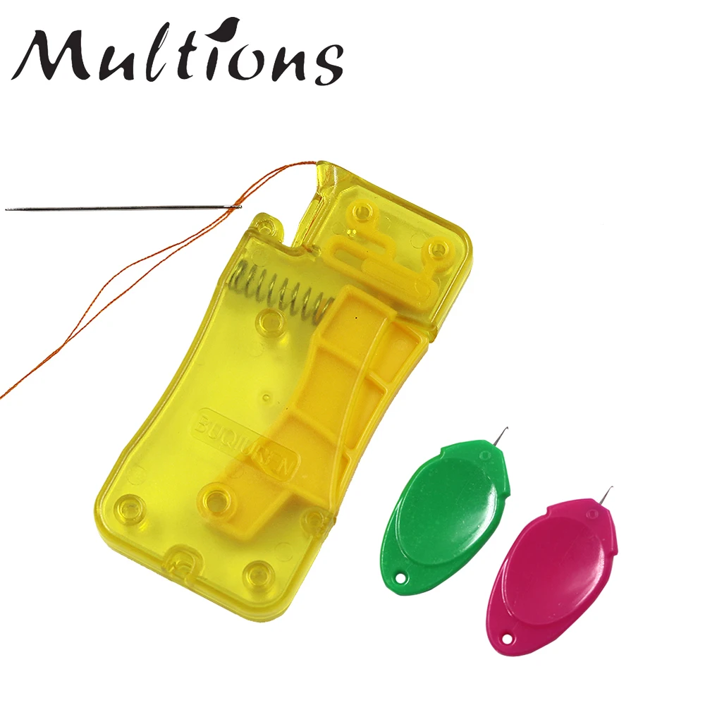 

3Pcs Automatic Needle Threader Hand Sewing Needle Threader Stitch Insertion Tool DIY Needlework Sewing Accessories