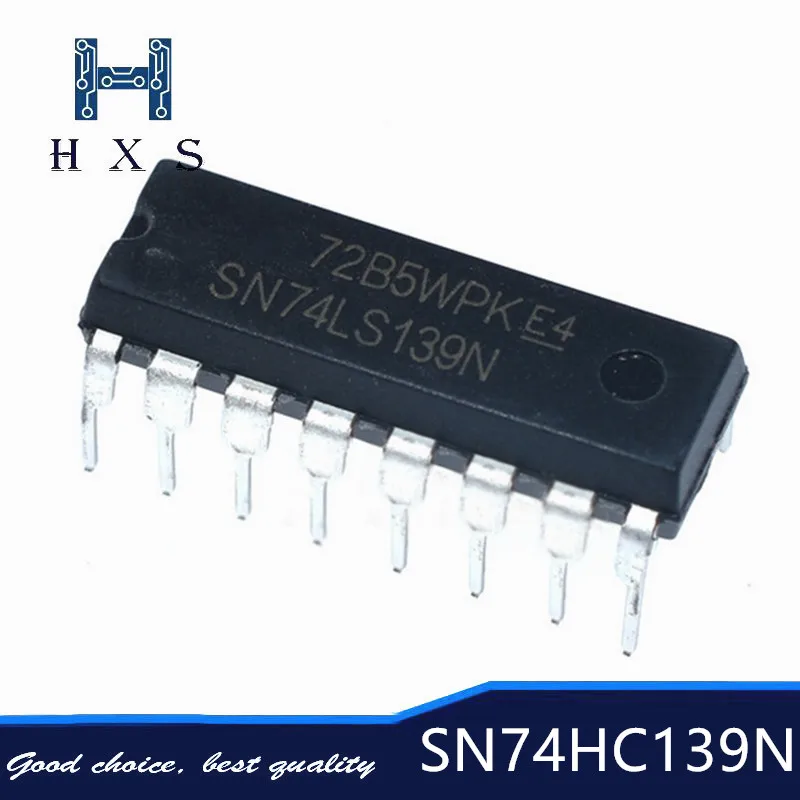 10 шт. SN74HC139N SN74HC139 DIP16 74HC139N 74HC139 DIP-16 Новый и оригинальный | Обустройство дома