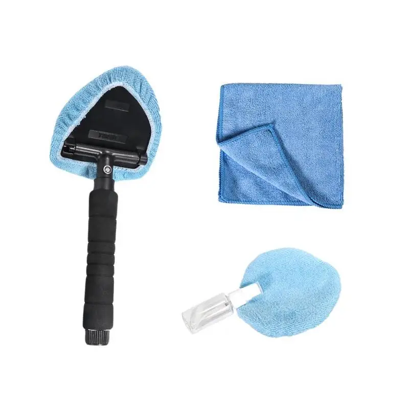 Tirol 1 Set Adjustable Microfiber Car Windows Windshield Easy Cleaner Brush