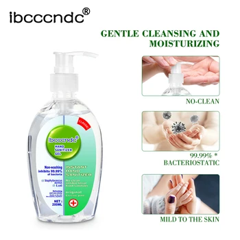 

75% Alcohol Hand Sanitizer Gel Disposable Disinfecting Hand Wash Gel Anti Bacteria Waterless Portable Hand Soaps Sanitizer