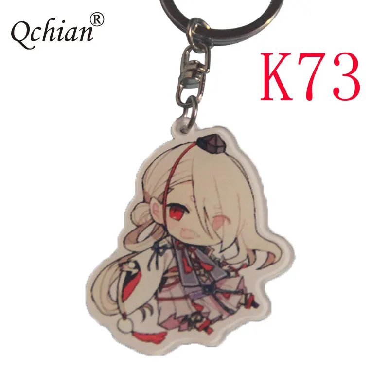 Горячие игры Touken Ranbu онлайн Мужская боевая команда ПВХ декоративный кулон брелок
