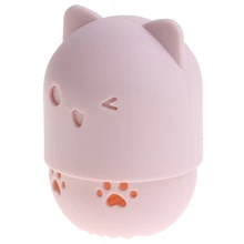 Пыленепроницаемый держатель Губка Макияж яйцо сушки чехол Портативный мягкий силиконовый Косметическая основа губка коробка держатель милый Красота пудра