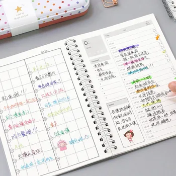 

2019 2020 Notebooks Agendas Planner Diary Weekly Spiral Organizer Libretas A5 Note Books Monthly Kraft Paper Schedule Filofax