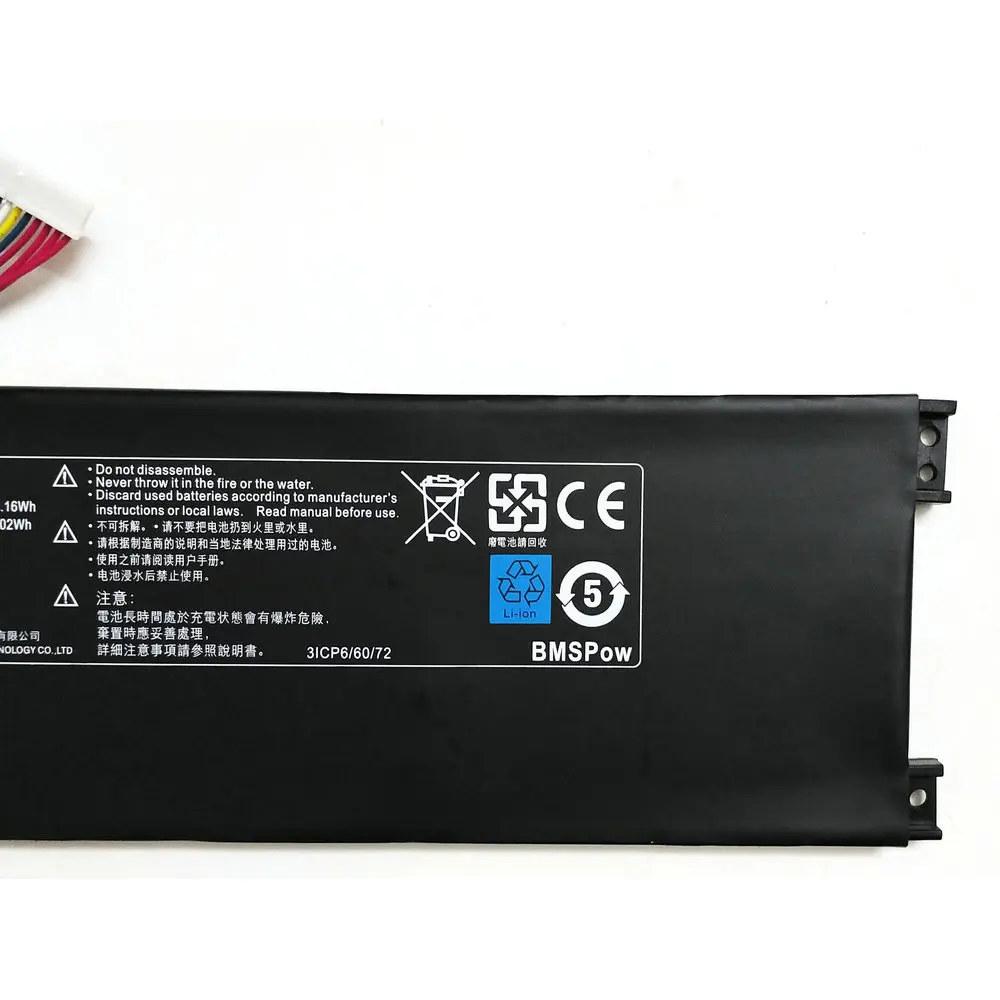 Bateria do Portátil para Getac Pf4wn00133s1p-0 para Hasee U43e1 U43s1 U47t1 Série Pf4wn03173s1p0 3icp6 62 69 Pf4wn-03-17-0 - Imagem 4