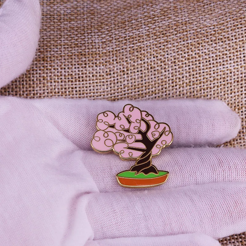 Creative Potted Plant Enamel Pin Clothes Bags Backpacks Jackets Jewelry Gift | Украшения и аксессуары