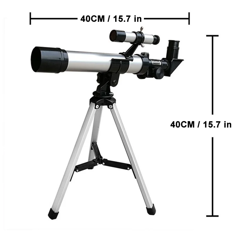 Refractor Zoom HD Professional Astronomical Telescope With Tripod Outdoor Spotting Observe Stars  Moon Monocular Student Gift