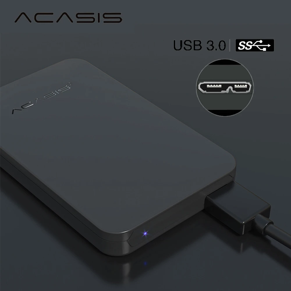 Acasis-hd Externo Portátil Original 2.5 Disco Rígido Usb 360 Alta Velocidade Hdd para Ps4 Xbox One Xbox pc Mac Laptop Desktops Discos rígidos externos - Imagem 2