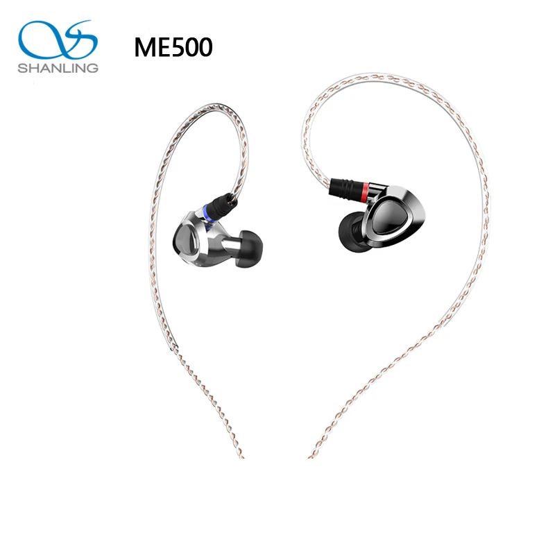Гибридные наушники SHANLING ME500 с тройным драйвером наушники-вкладыши Knowles driver HiFi
