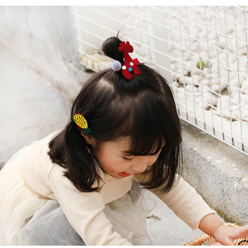 24 шт. набор головных уборов Детские аксессуары бантик из тесьмы для волос заколки шпильки для волос