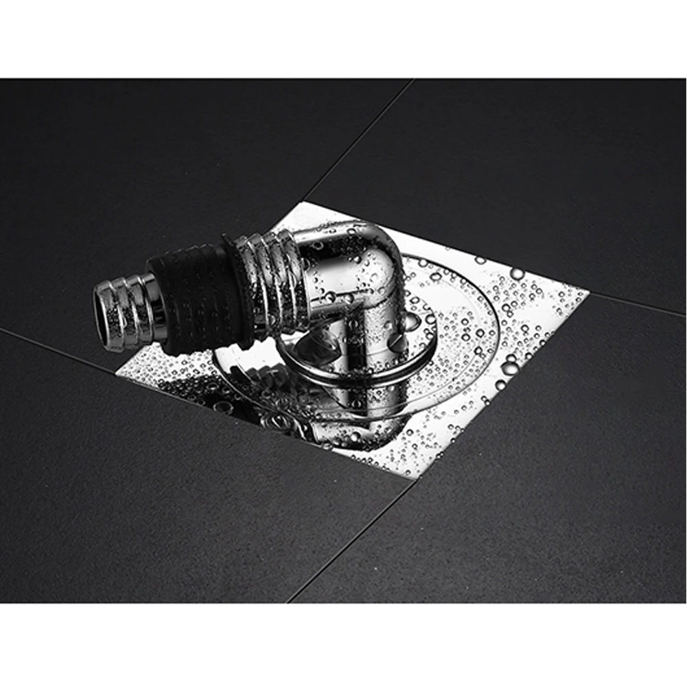 

Accessories Home Replacement Stainless Steel Square Kitchen Sink Cover Washing Machine Floor Drain Stopper Bathroom Practical