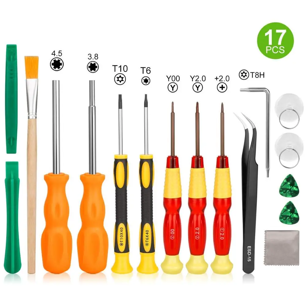 

17 in 1 Universal Disassembly Repair Kit for Xbox One for PS4 for Nintend Switch Game Console