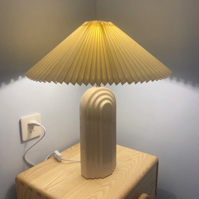 

Керамическая Светодиодная лампа в скандинавском стиле, для гостиной, гостиничного дизайнера, спальни, прикроватного столика, украшения для дома, антикварные лампы, настольная лампа