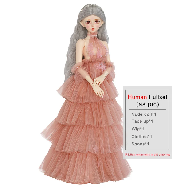 Fairyland FL Feeple60 Rendia BJD куклы из смолы SD игрушки для детей друзья Сюрприз подарок для мальчиков девочек день рождения - Цвет: Human Fullset As pic