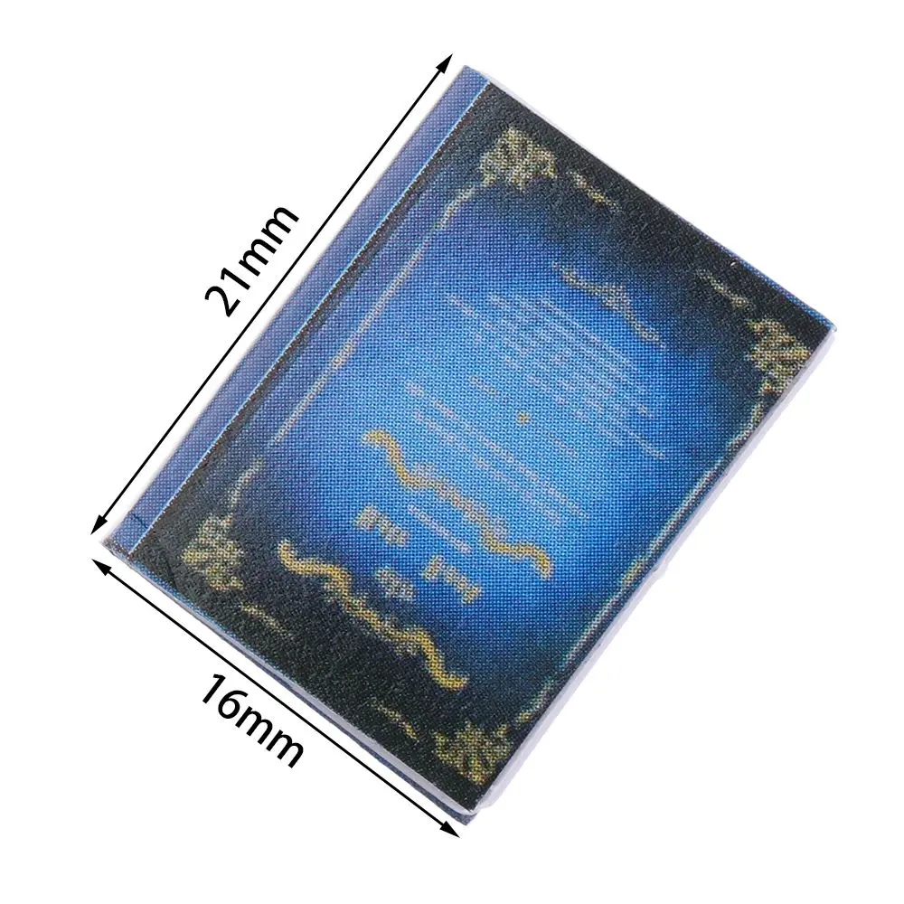 3PCS Miniature Book Model Dollhouse Scene Supplies Photo Props DIY Doll Accessories