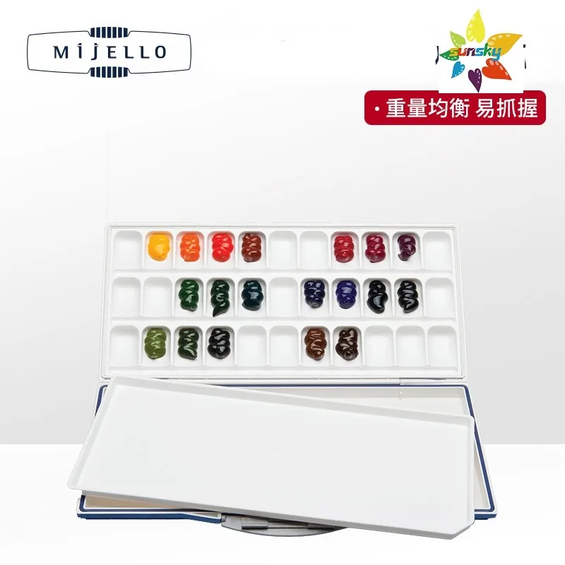 MIJELLO Watercolor Palette MWP series, removable mixing tray, serves as an  additional palette,provide extra mixing space - AliExpress