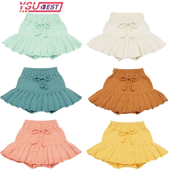 

1-6Yrs Baby Girl Vintage Style Knit Skirt Short Autumn PP Skirts Little Girl Brand Clothes Winter Kniting Skirts Toddler Girls