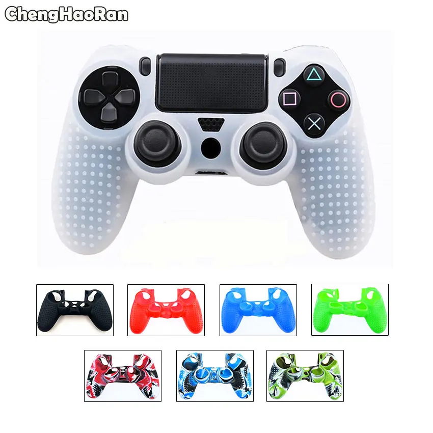 Chenghaoran Custodia In Silicone Antiscivolo Per Sony Playstation Dualshock 4 Ps4 /Ps4 Pro Slim Controller