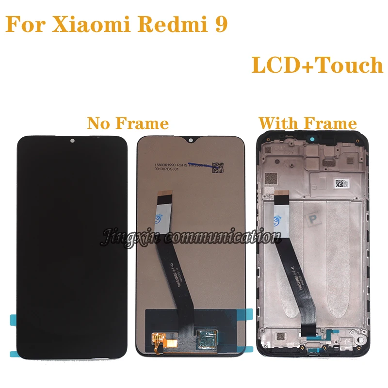 

6.53'' Original display For Xiaomi Redmi 9 LCD Display Touch Screen Digitizer Assembly For Redmi9 LCD With frame 100% test