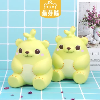 

Hot Sale High Quality PU Foam Animal Slow Rising Budding bear Squishy Doll