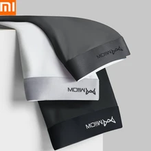 Мужские трусы-боксеры Xiaomi Mijia 3 шт./лот, антибактериальные дышащие трусы из ледяного шелка, ААА, нижнее белье Мужские трусы-боксеры Xiaomi Mijia 3 шт./лот, антибактериальные дышащие трусы из ледяного шелка, ААА, нижнее белье