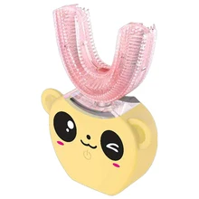 Хит!-электрический 360 полностью перезаряжаемый звуковой силиконовый электрический прибор для отбеливания зубной щетки Автоматическая подзарядка зубной щетки для Gu