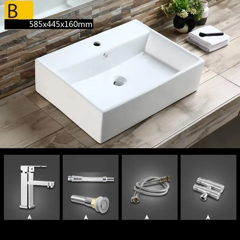 Number 4 Cuba Para Waschtisch Salle De Bain Umywalka Lavatorio Lavandino ванная комната туалетный столик Da Appoggio раковина Pia Banheiro Lavabo умывальник - Цвет: Number 4