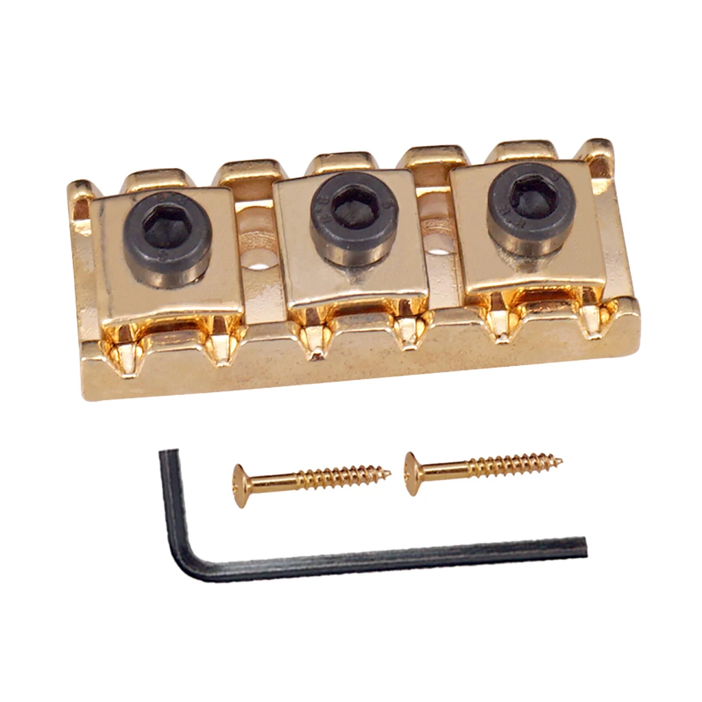 Metal Guitar String Locking Nut with Allen Wrench for Tremolo Bridge